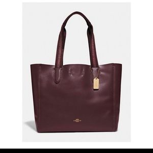 Coach Derby Tote in Raspberry